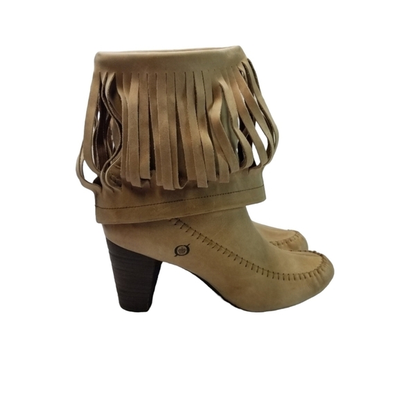 Born Banbury fringe moc mid calf boots - Picture 1 of 14